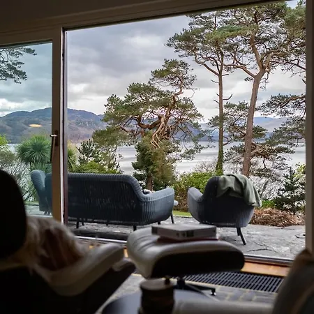 Caragh House - Lakefront Escape And Sauna 别墅 基洛格林
